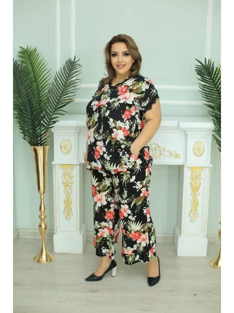 Летний костюм из штапеля