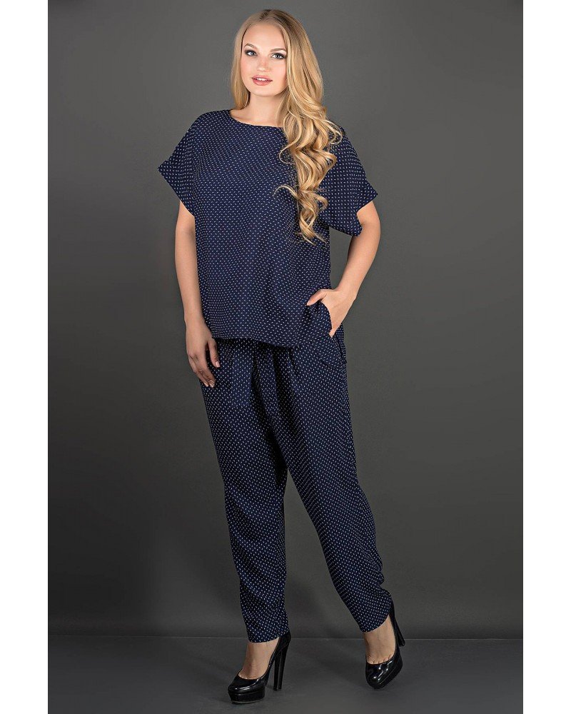 Комбинезон женский летний из штапеля