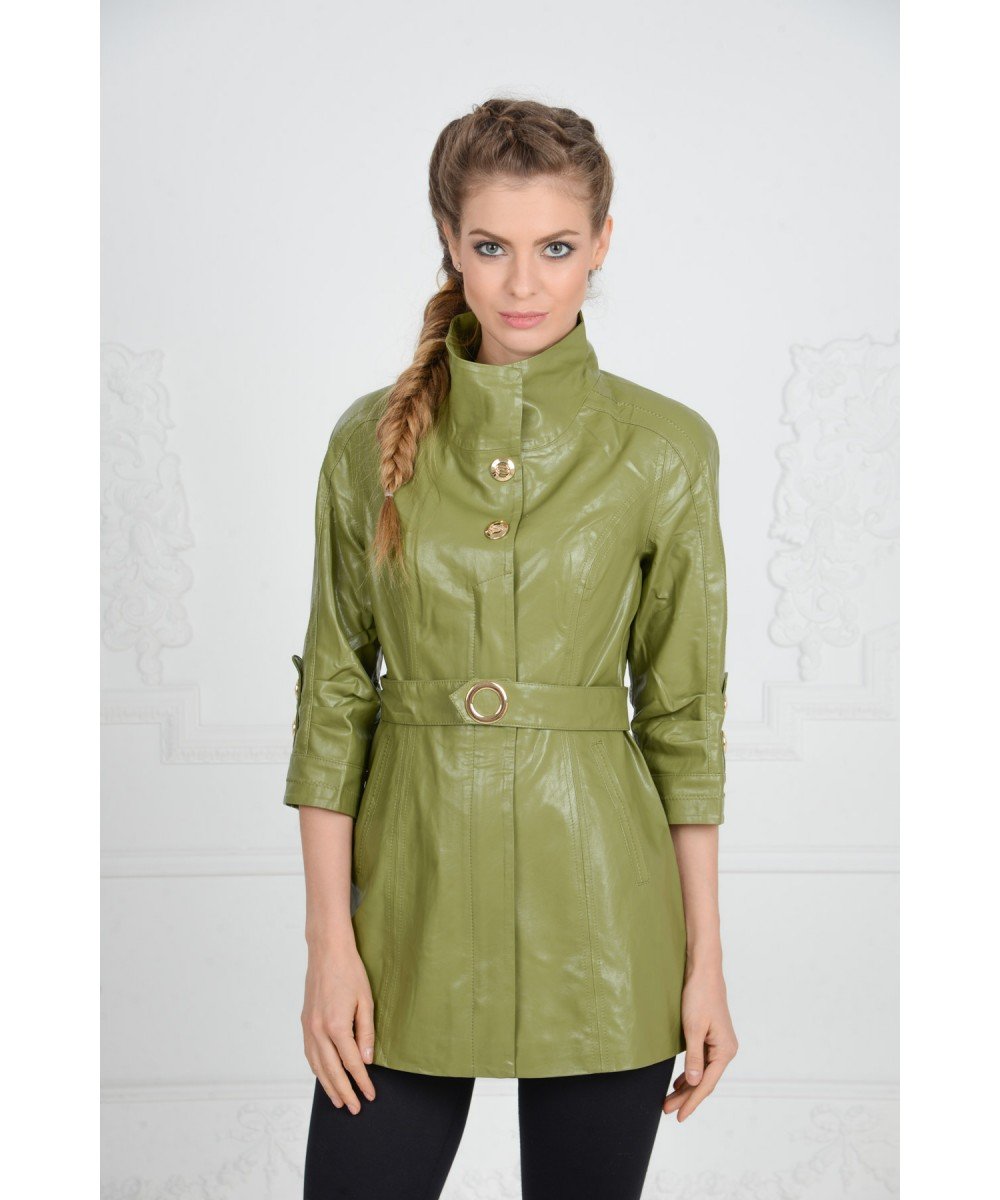 Куртка болотного цвета