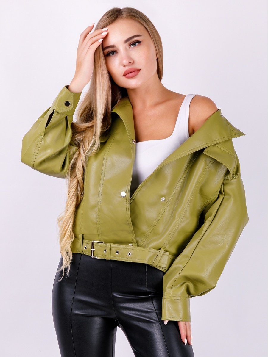 Куртка оливкового цвета