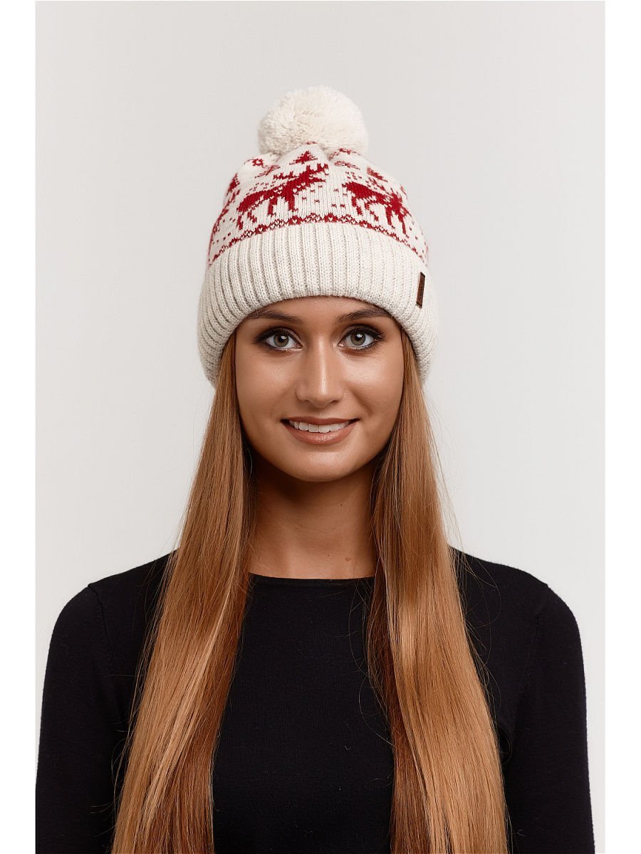 Шапки женские вязаные скандинавские