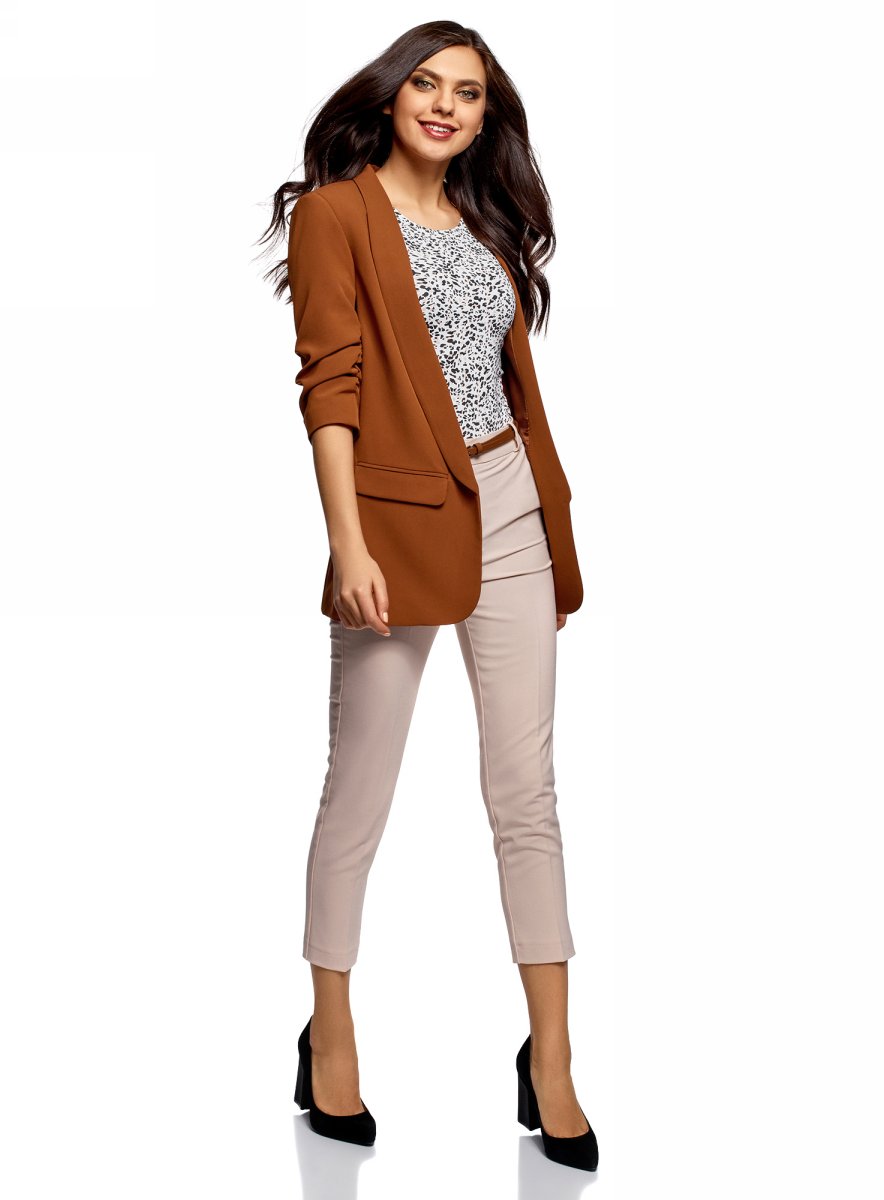 Чиносы с пиджаком женские