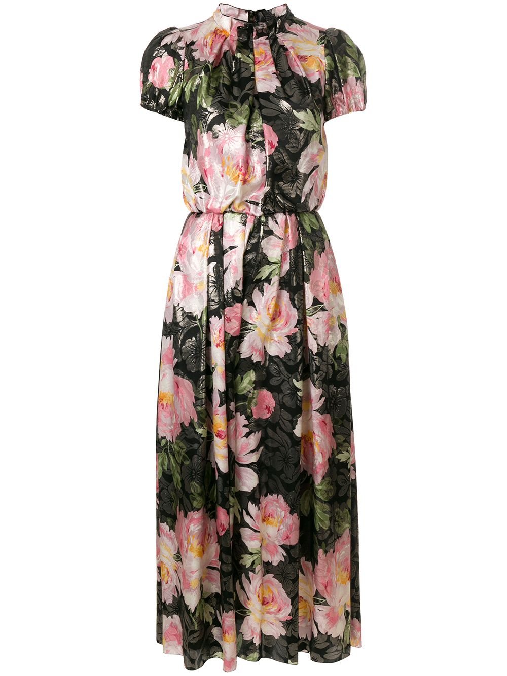 Dolce gabbana платье с цветочным принтом