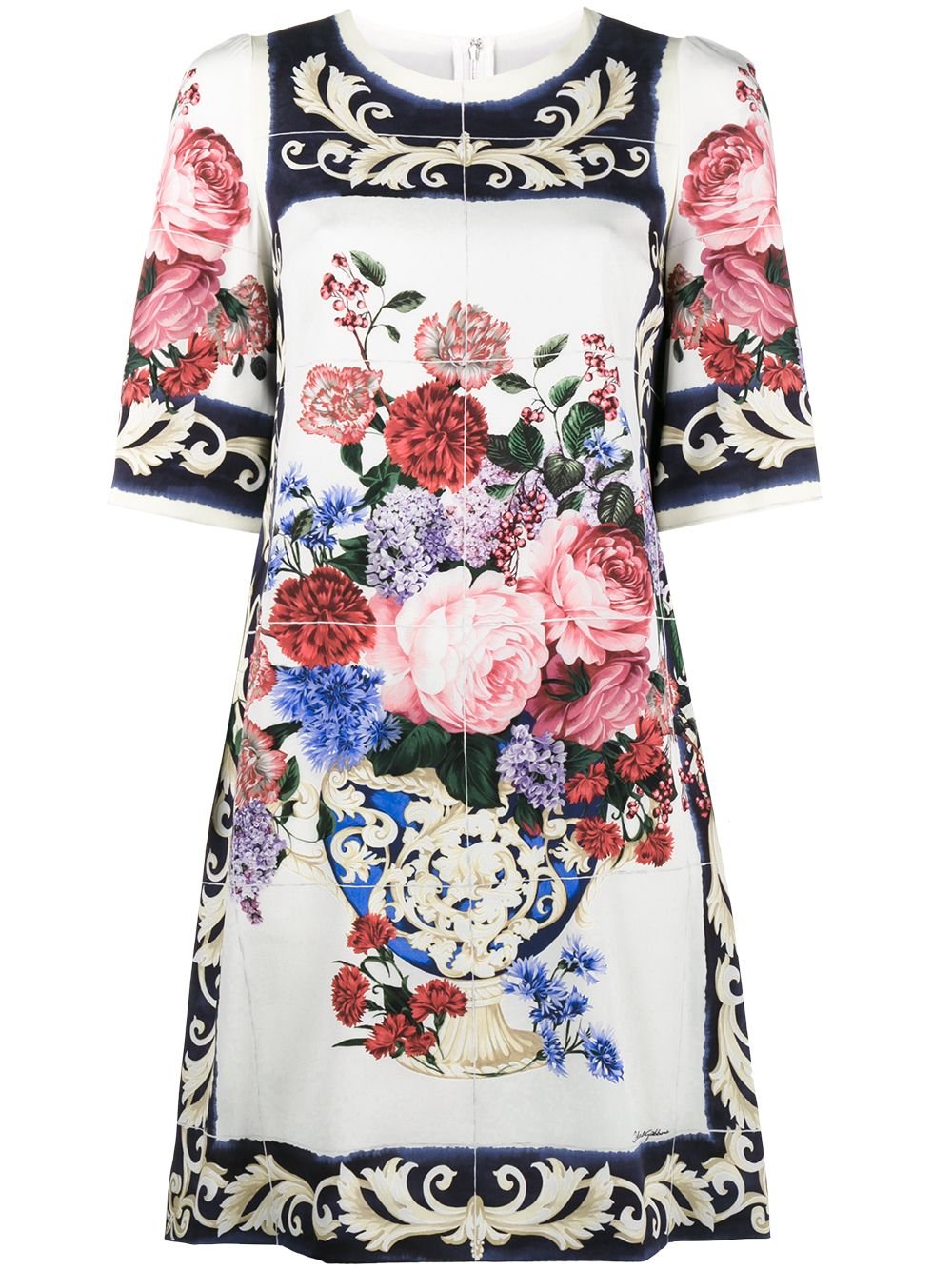 Платье Дольче Габбана цветочный принт