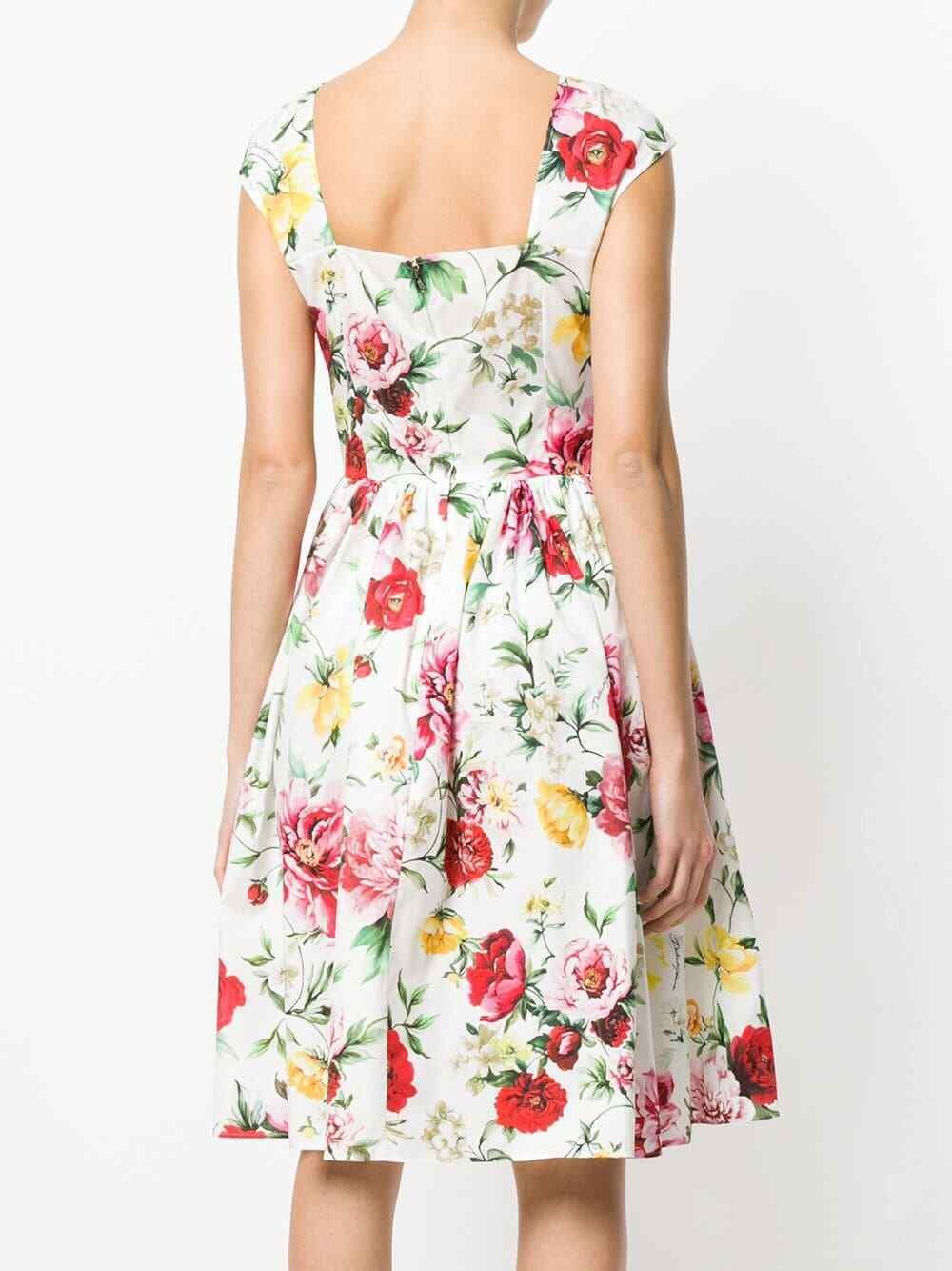 Платье принт Дольче Габбана