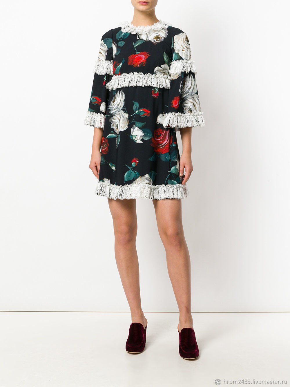 Цветочный принт Дольче Габбана