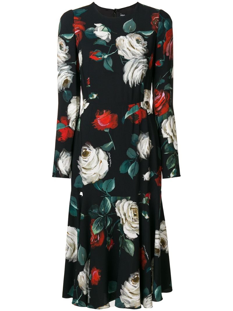 Дольче Габбана принт розы