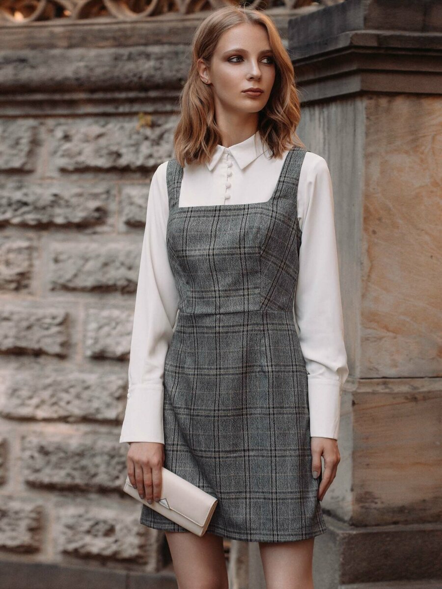 Стильный наряд с рубашкой