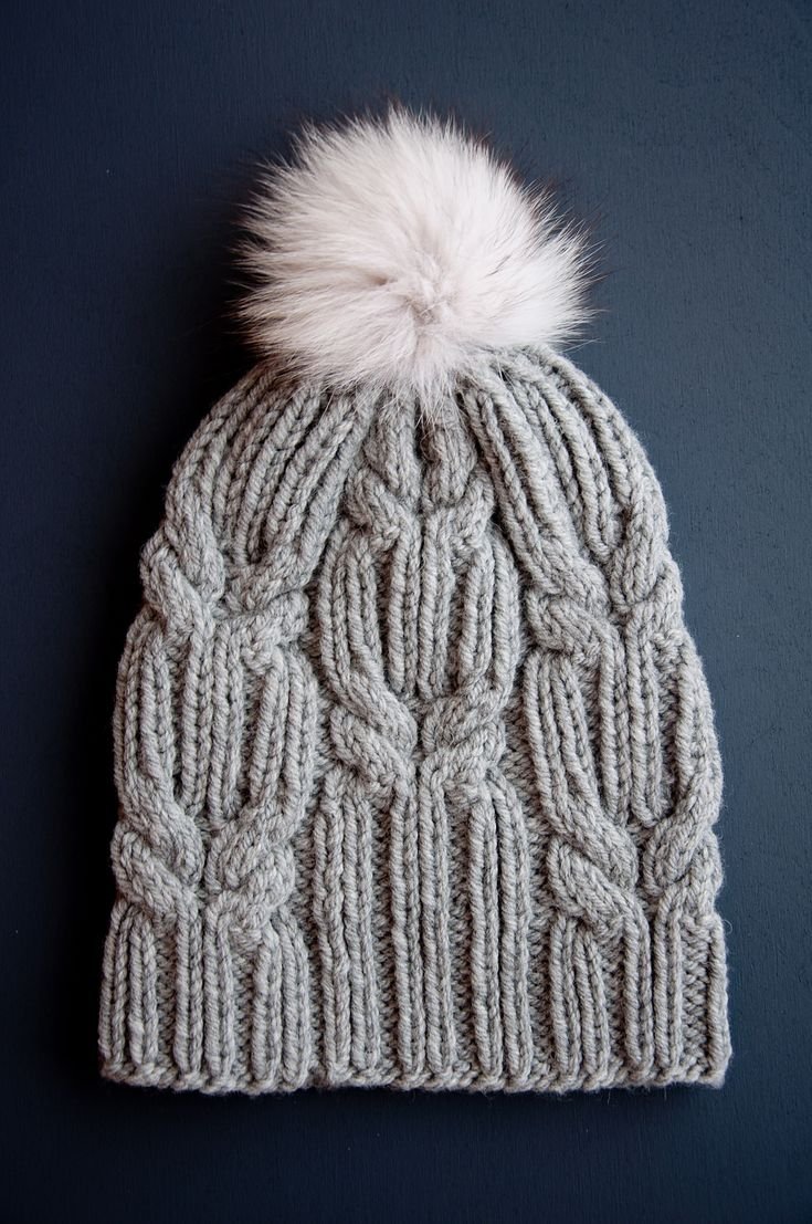 Шапка жгутами