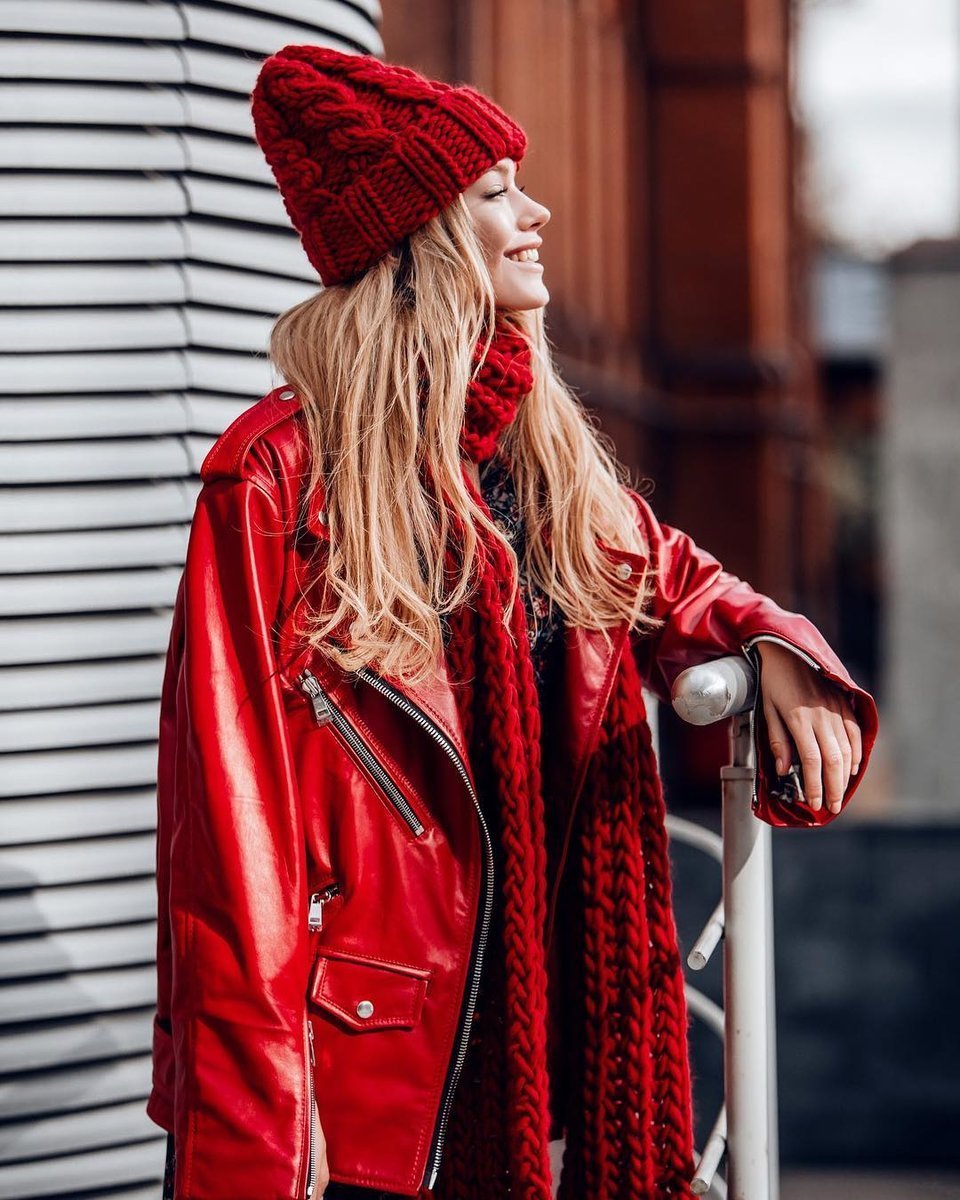 Шапка бини терракотовый