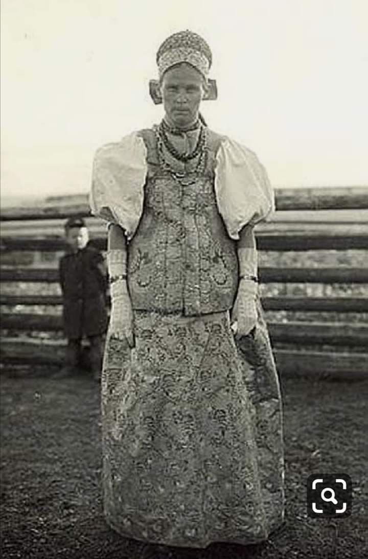 Зимний костюм Архангельской губернии