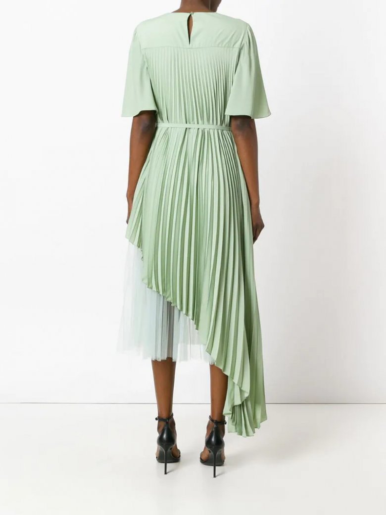 Платье плиссированное бершка