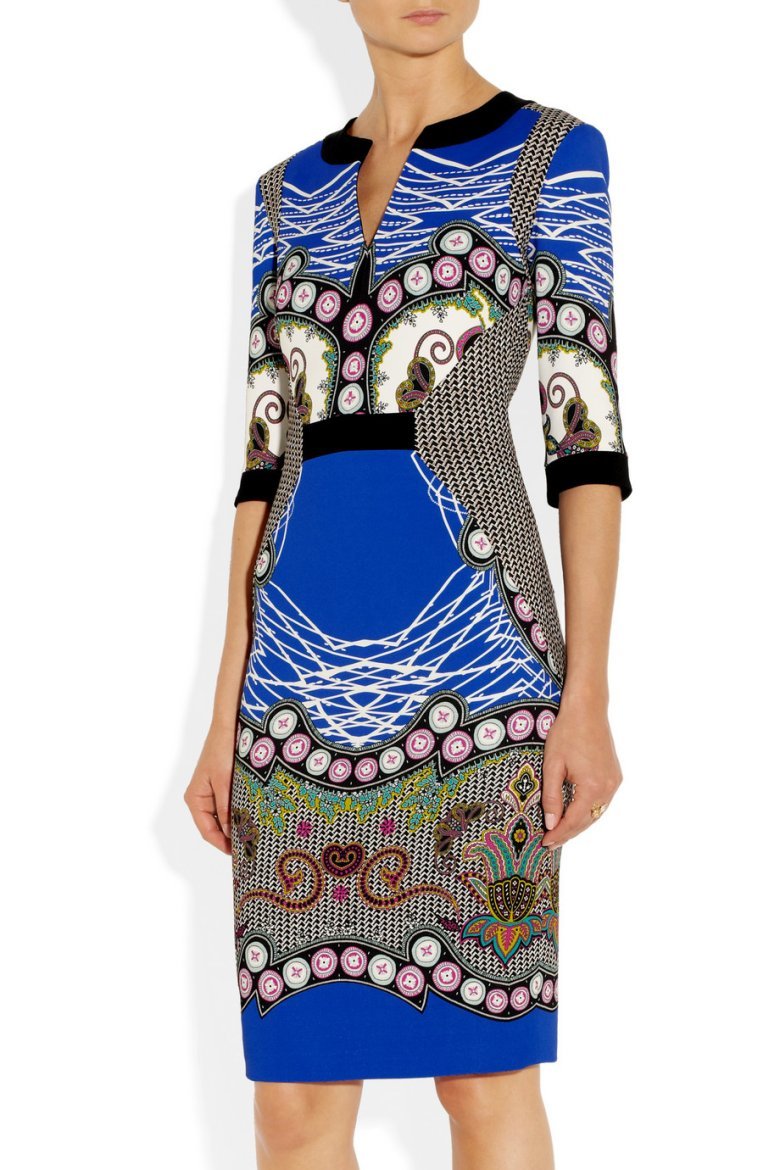 Летнее платье из купонной ткани