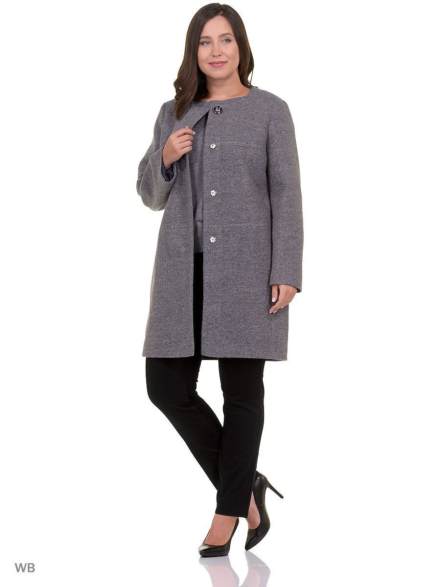 Пальто из твида женское Московская швейная фабрика