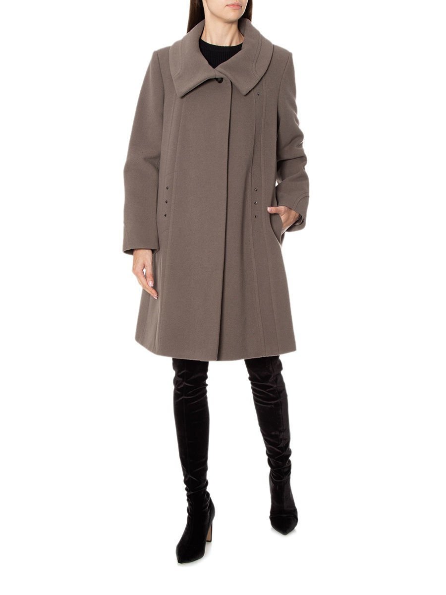 Фабрика пальто Вымпел трапеция беж 1998