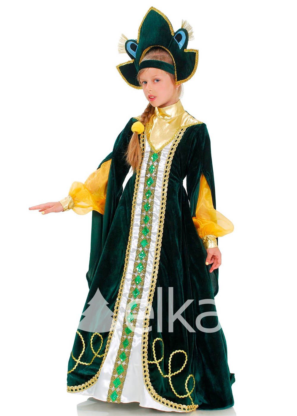 Костюм Василисы Премудрой для девочки