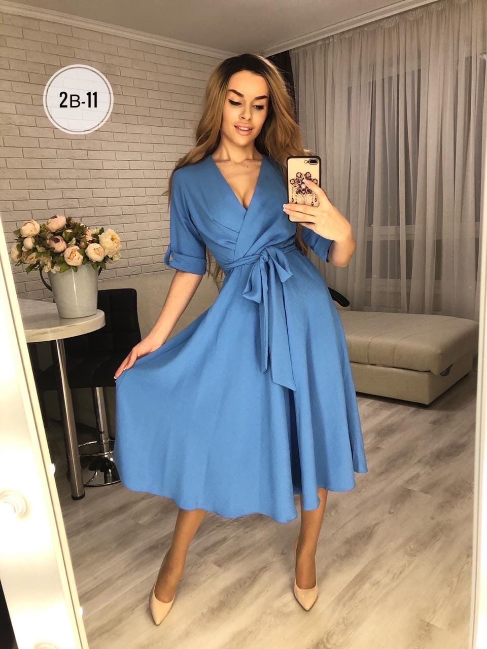 Бордовое платье