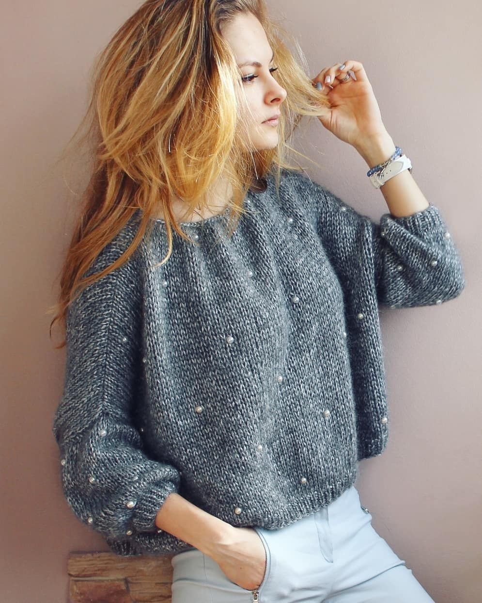 Кофта из ангорки