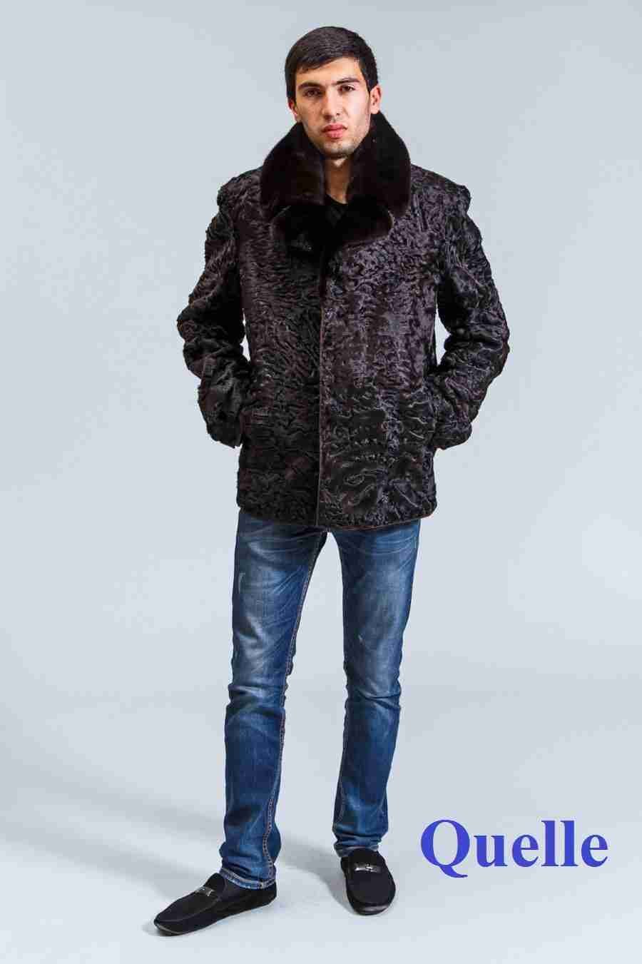 Шуба из каракульчи Снежная Королева