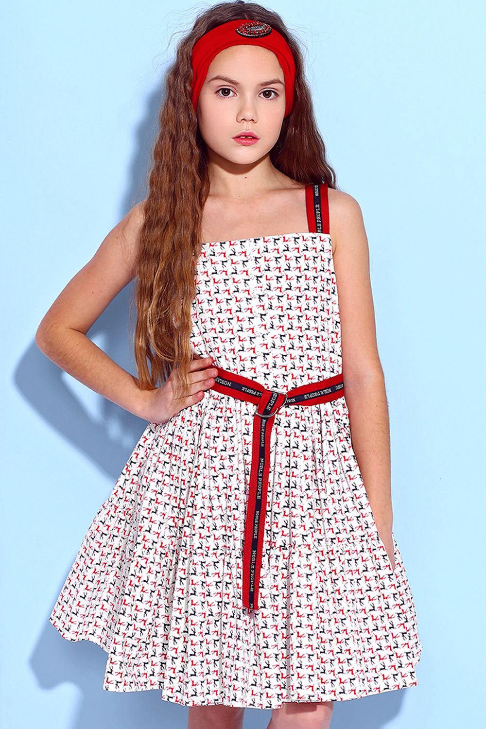 Белый сарафан для девочки