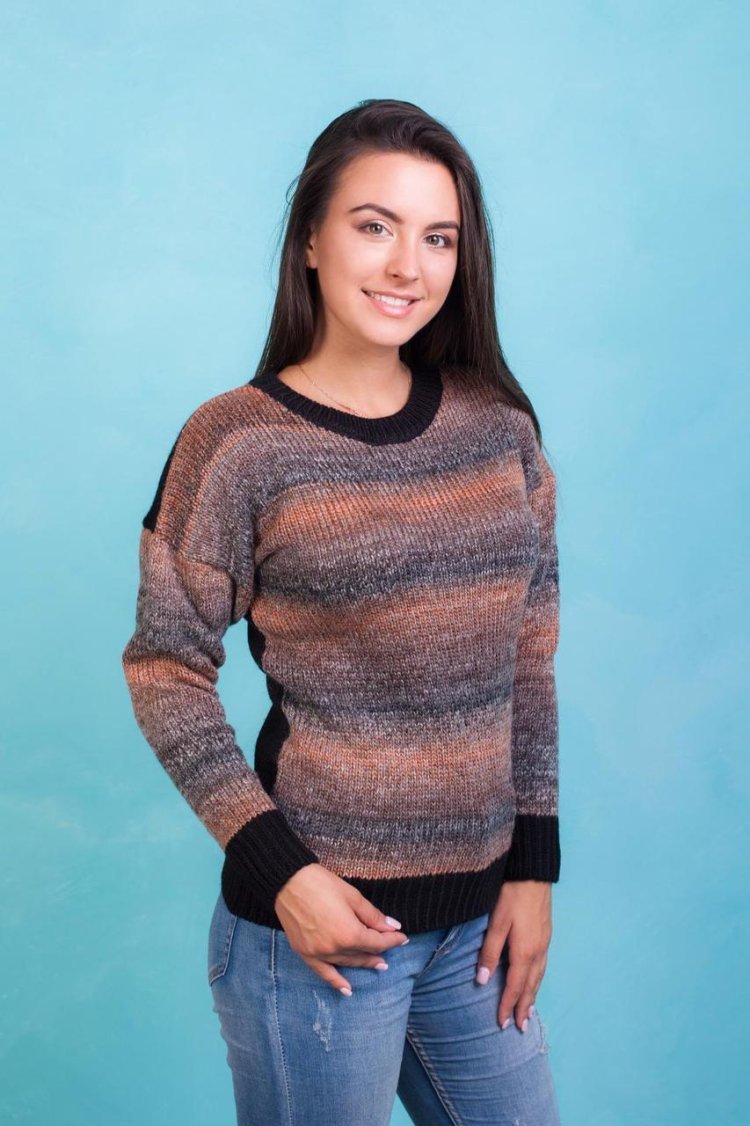 Меланжевая пряжа изделия