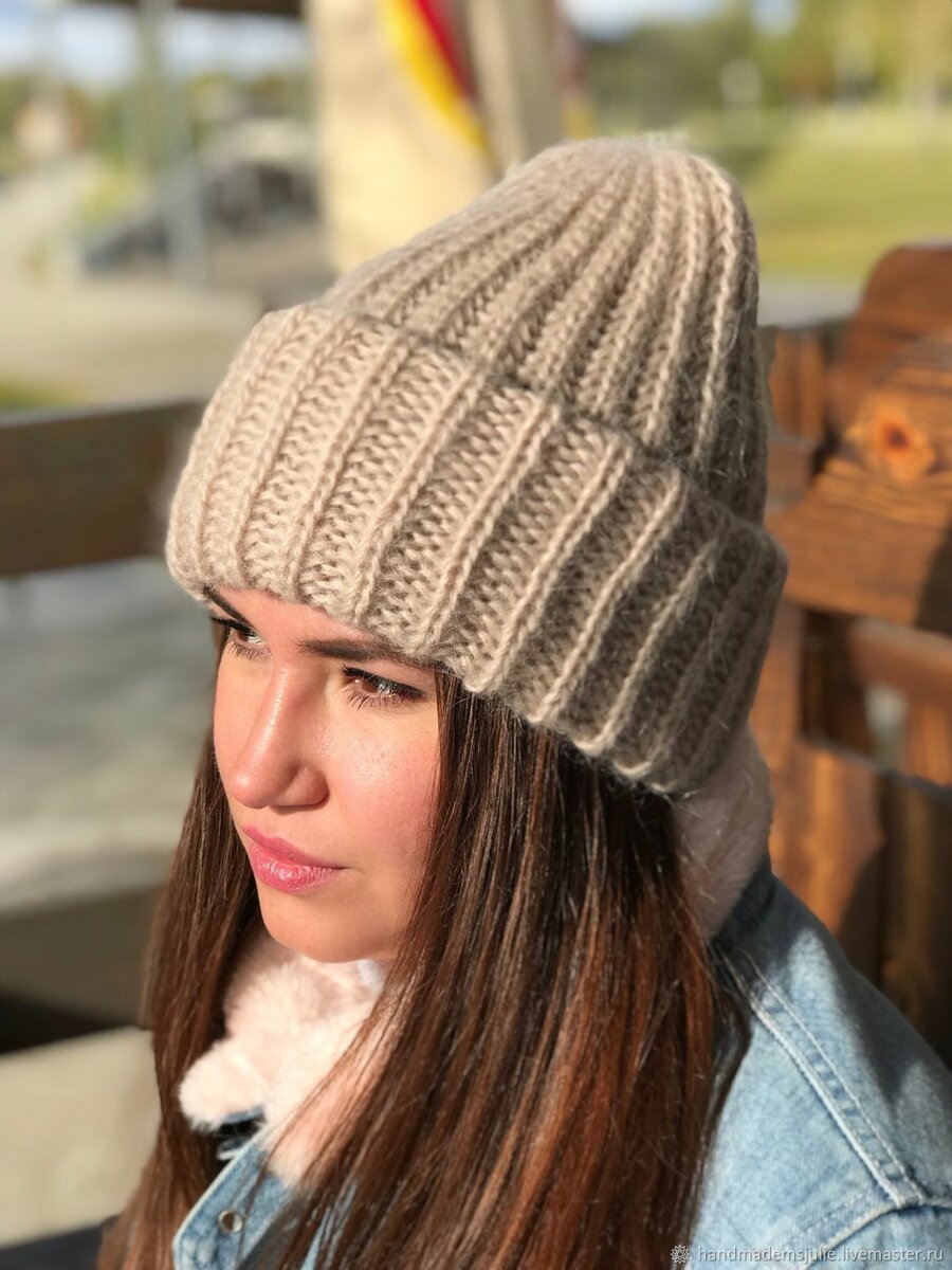 Шапка с отворотом