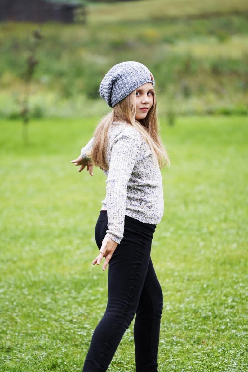 Вязаные шапки для подростков