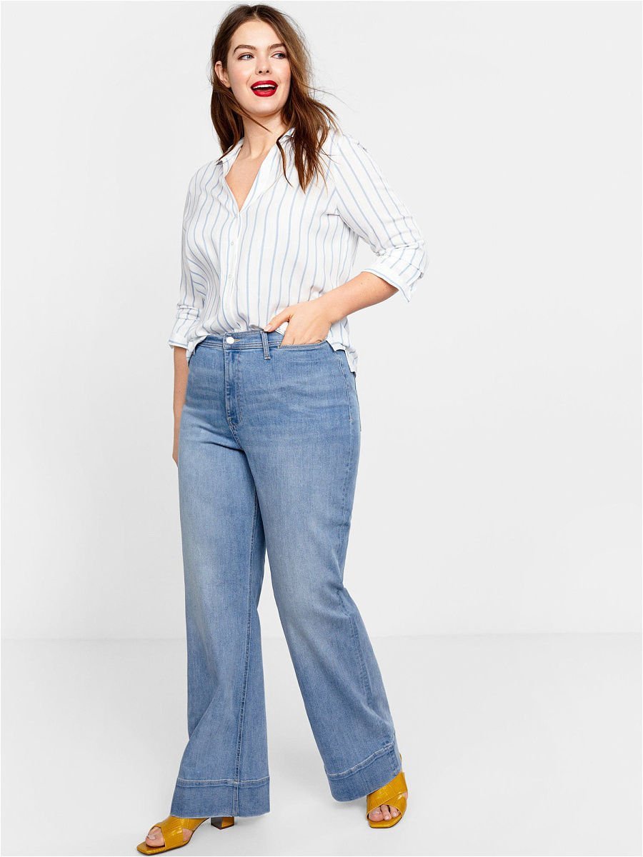 Полные женщины в джинсах