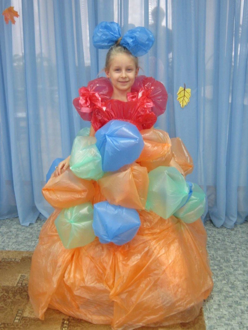 Наряды из необычных материалов