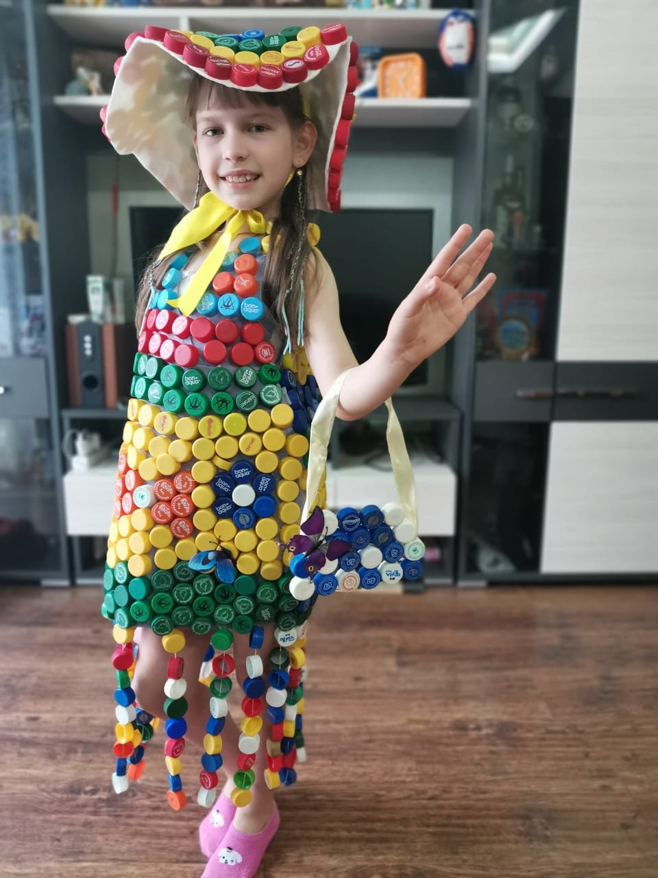 Мужская одежда из подручных материалов