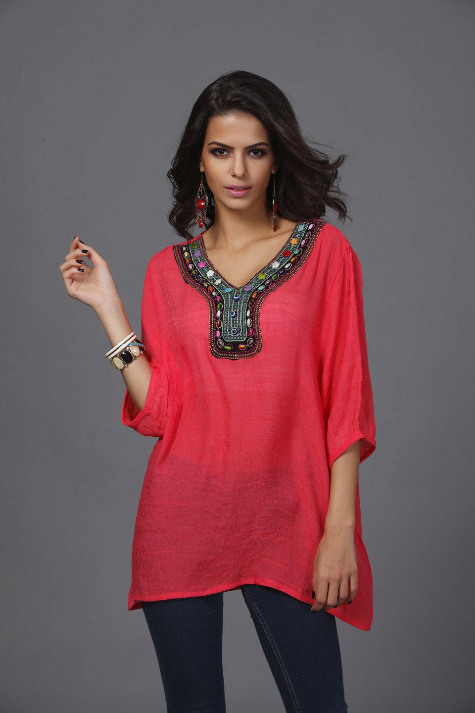 Туника в индийском стиле