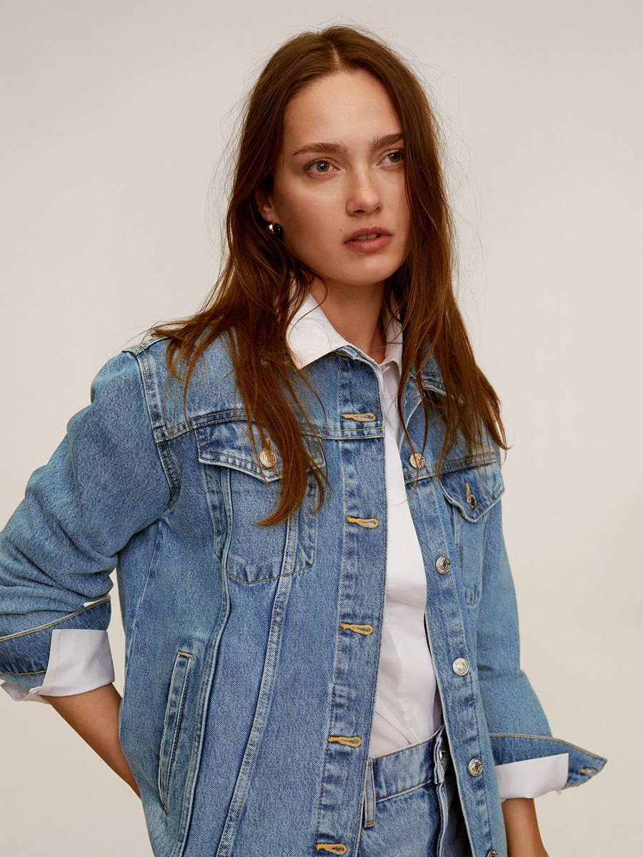 Джинсовая куртка Mango женская