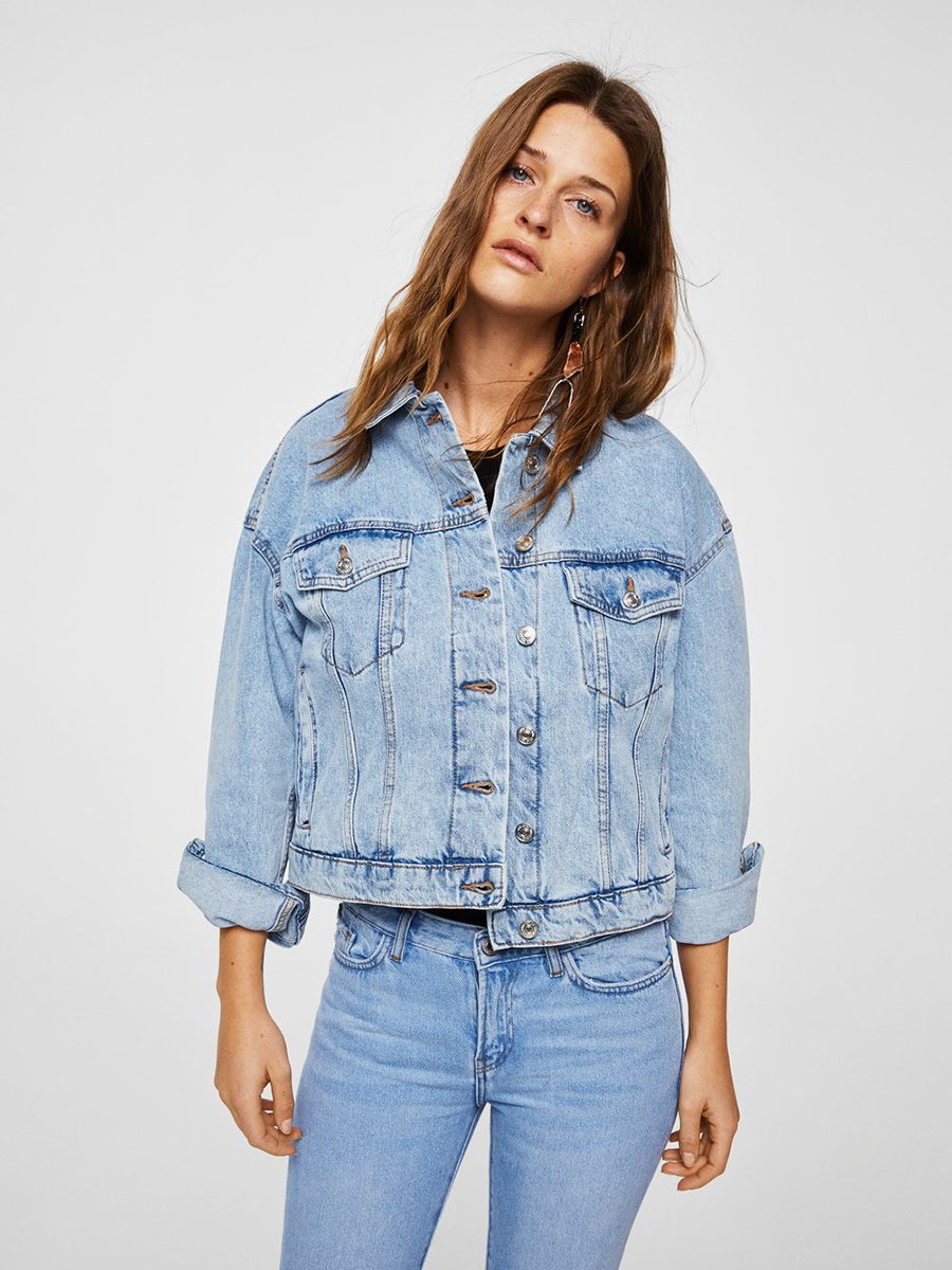 Джинсовая куртка Violeta by Mango