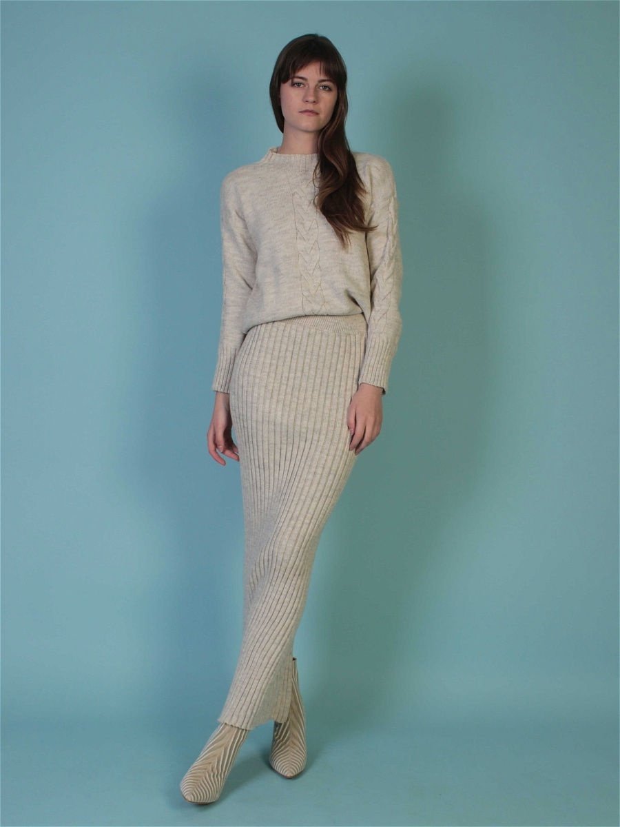 Олеся Масютина костюм вязаный