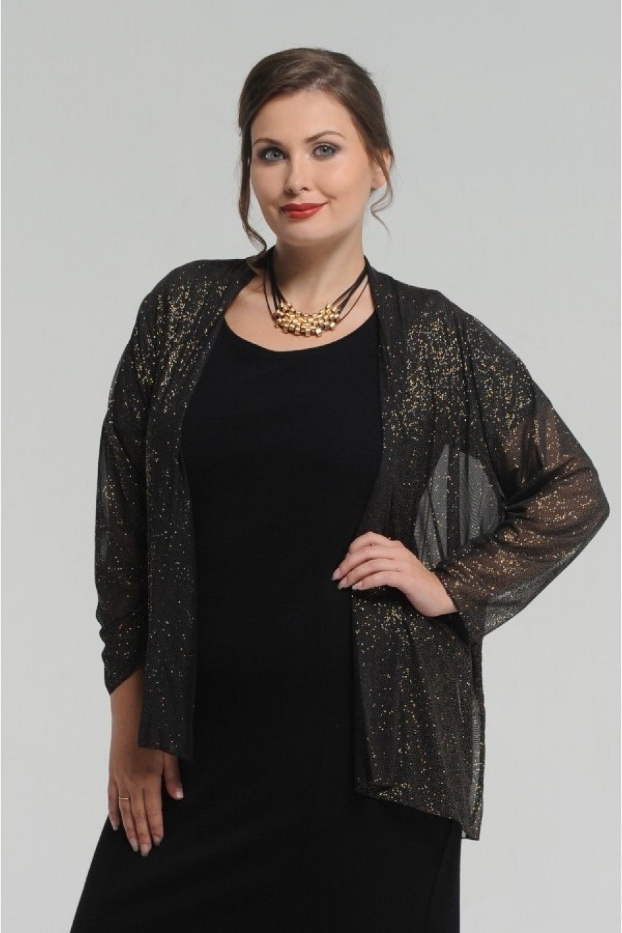 Платье пиджак с карманами