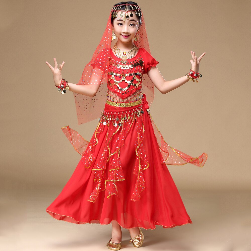 Индийское Сари танцевальный костюм