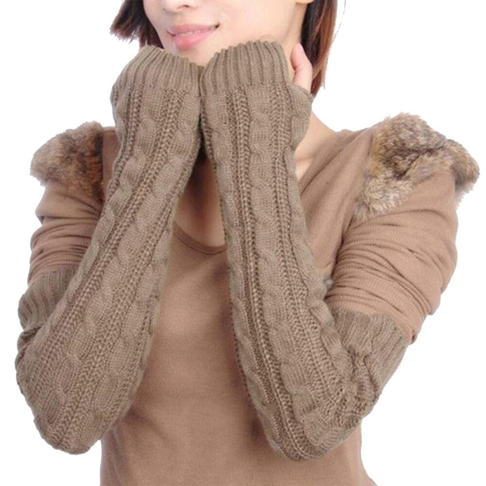 Вязаные нарукавники