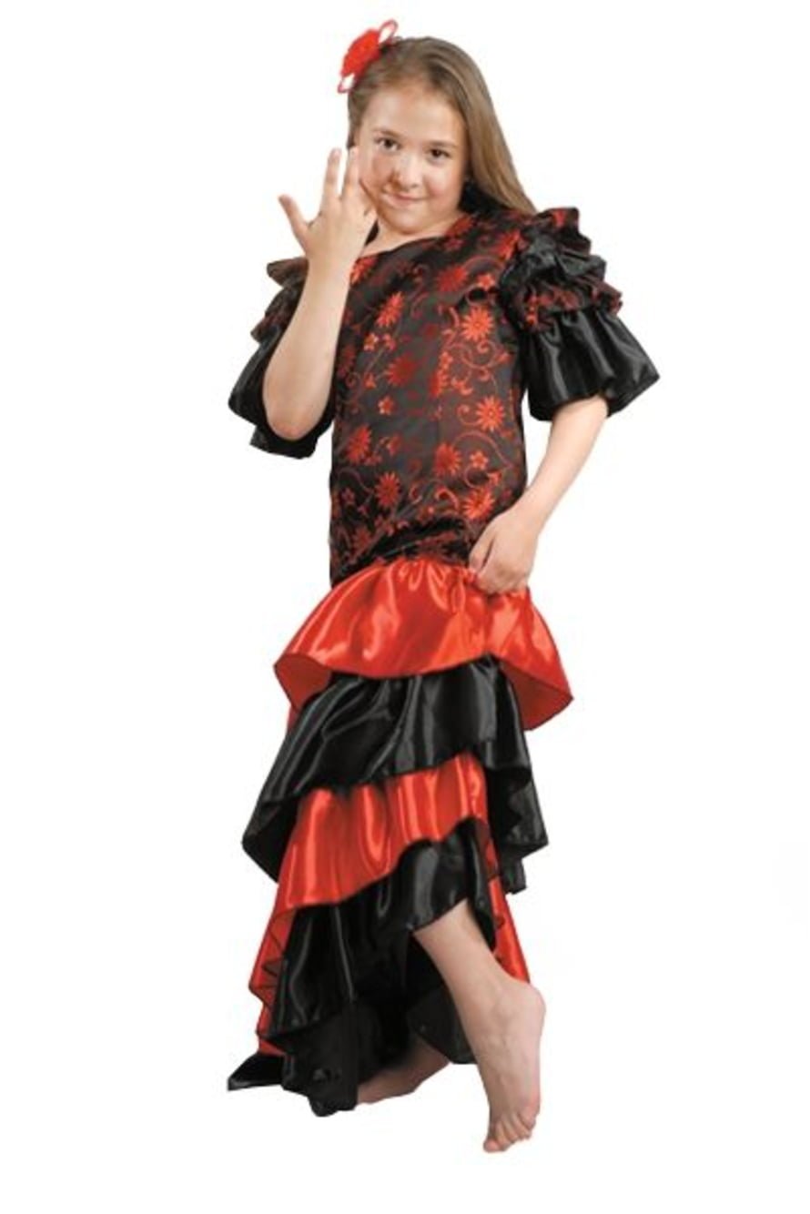 Карнавальный детский костюм Кармен испанка