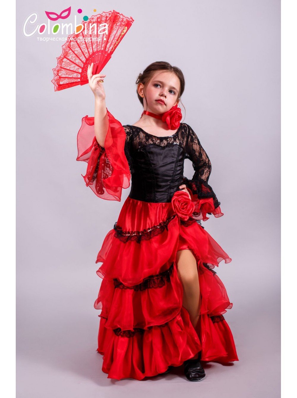 Костюм испанской танцовщицы детский