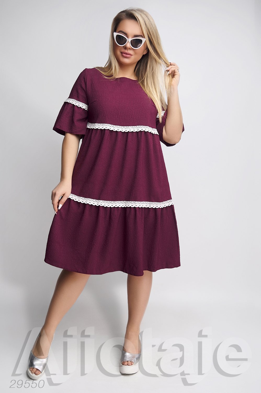 Платье распашонка для полных