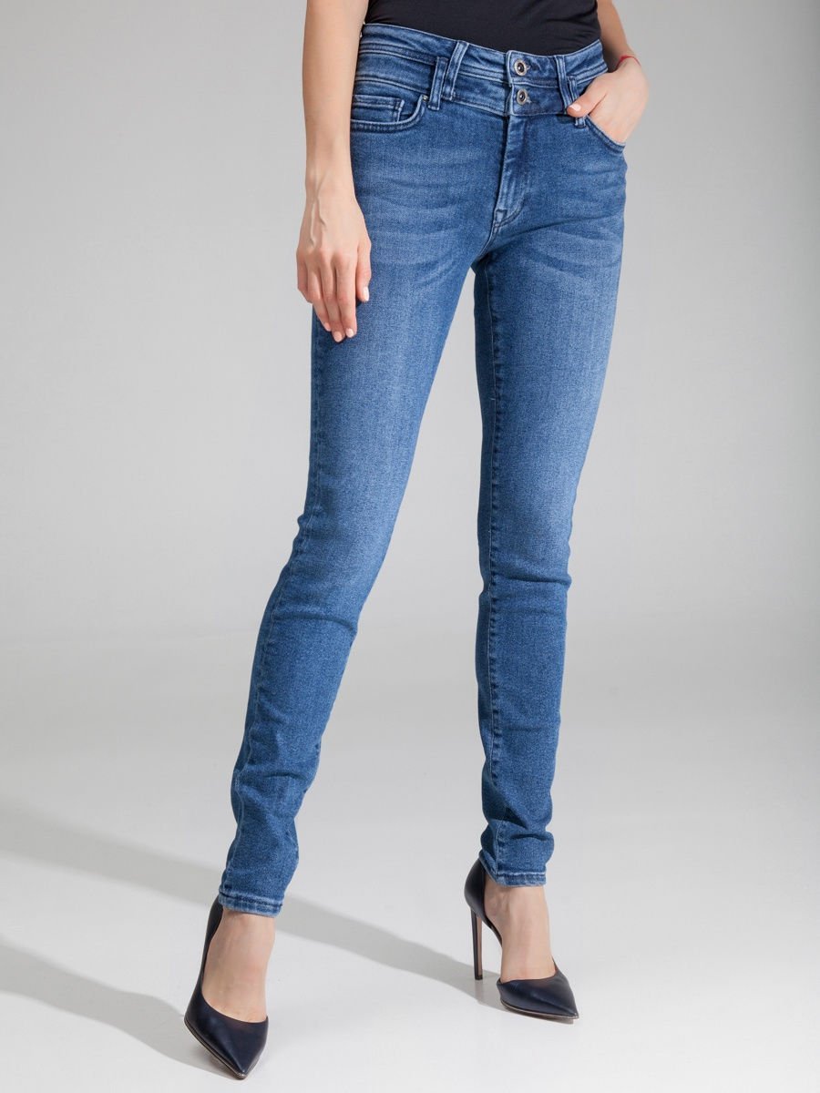 Джинсы мом слим страдивариус