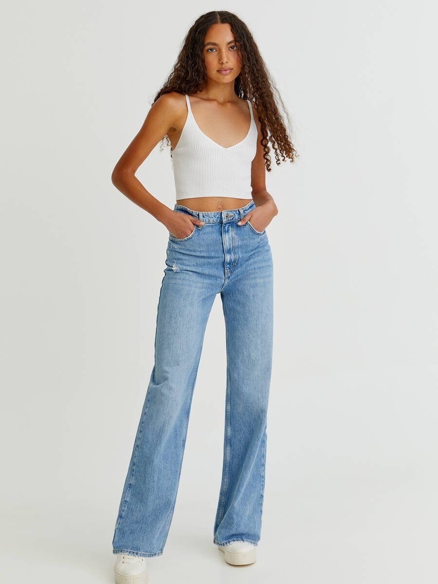 Кокетка на джинсах