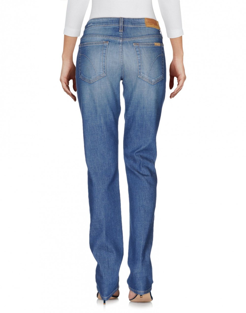 Кокетка на джинсах сзади