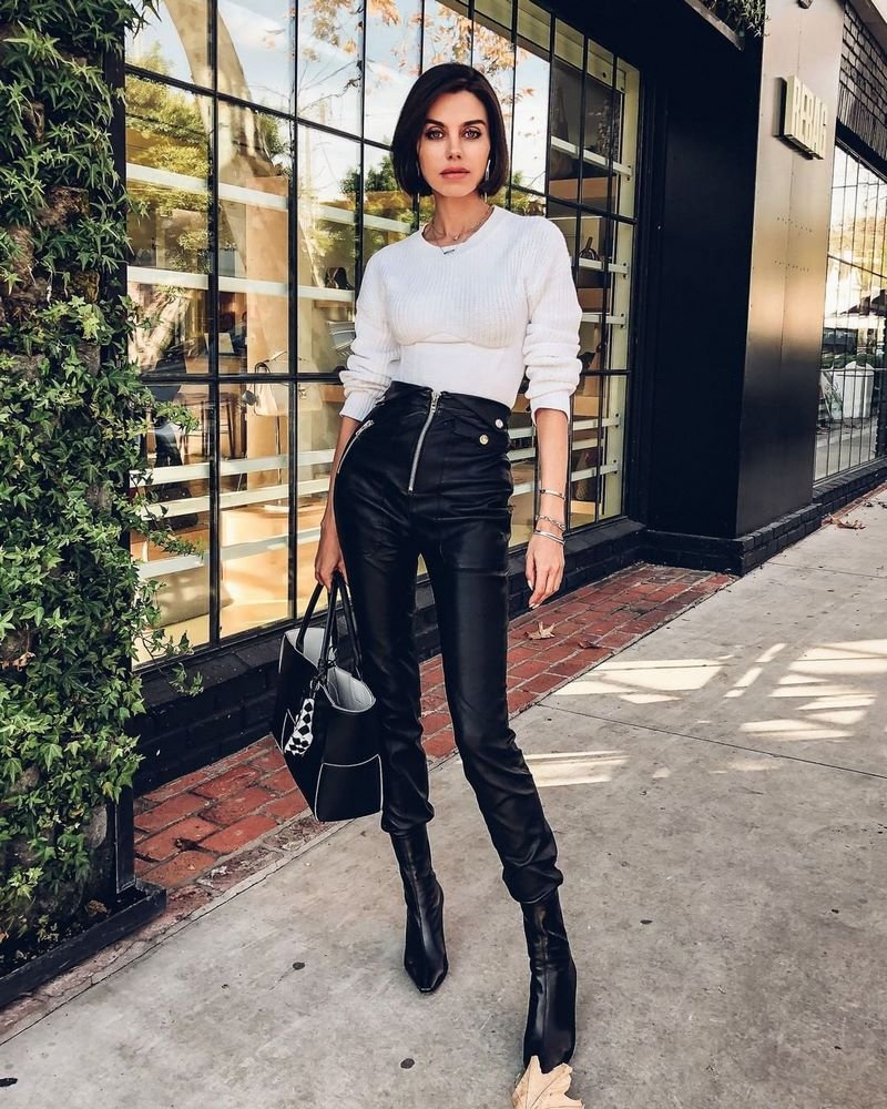 Атласные брюки женские