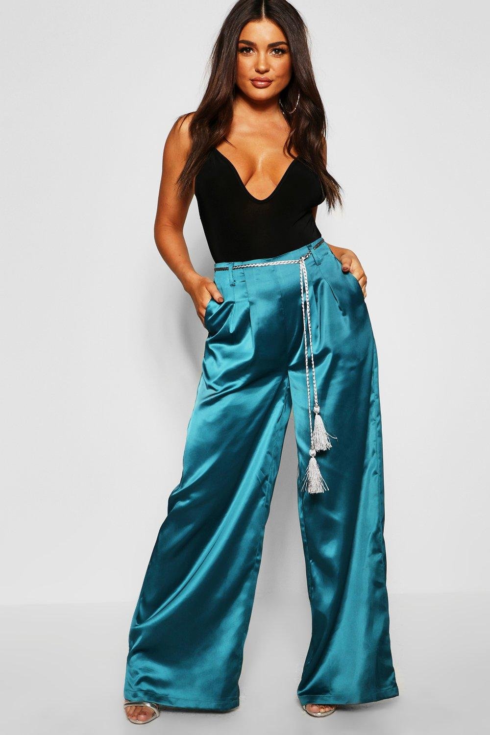 Лосины с завязками на талии