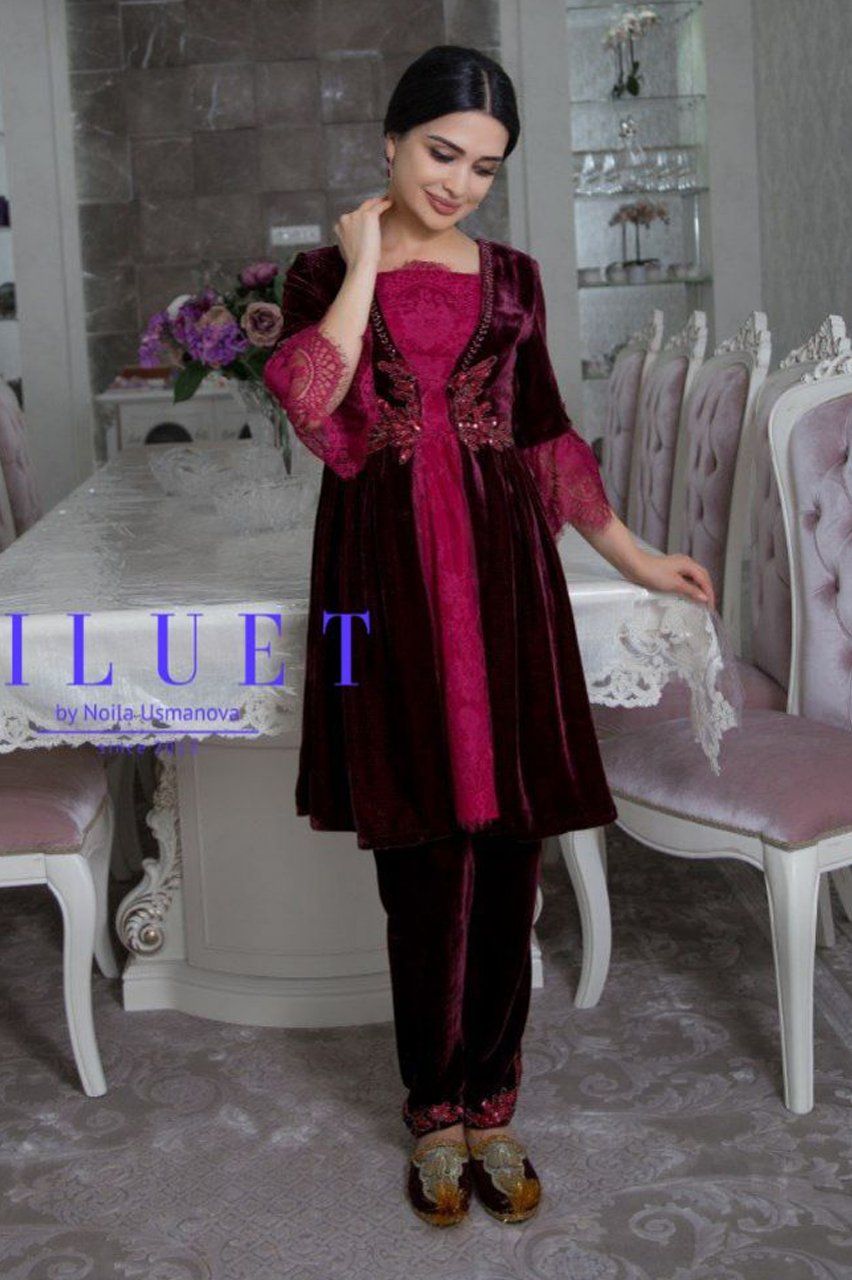 Костюм женский 3919 велюр (ТМ Натали)