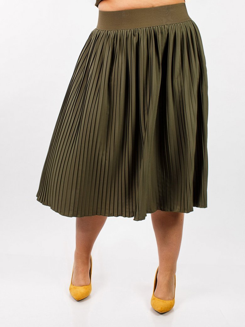 Юбка плиссе Plus Size