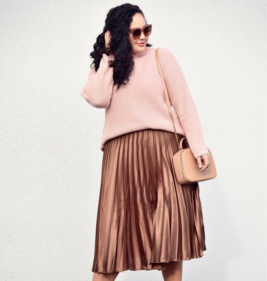 Плиссированная юбка для беременных