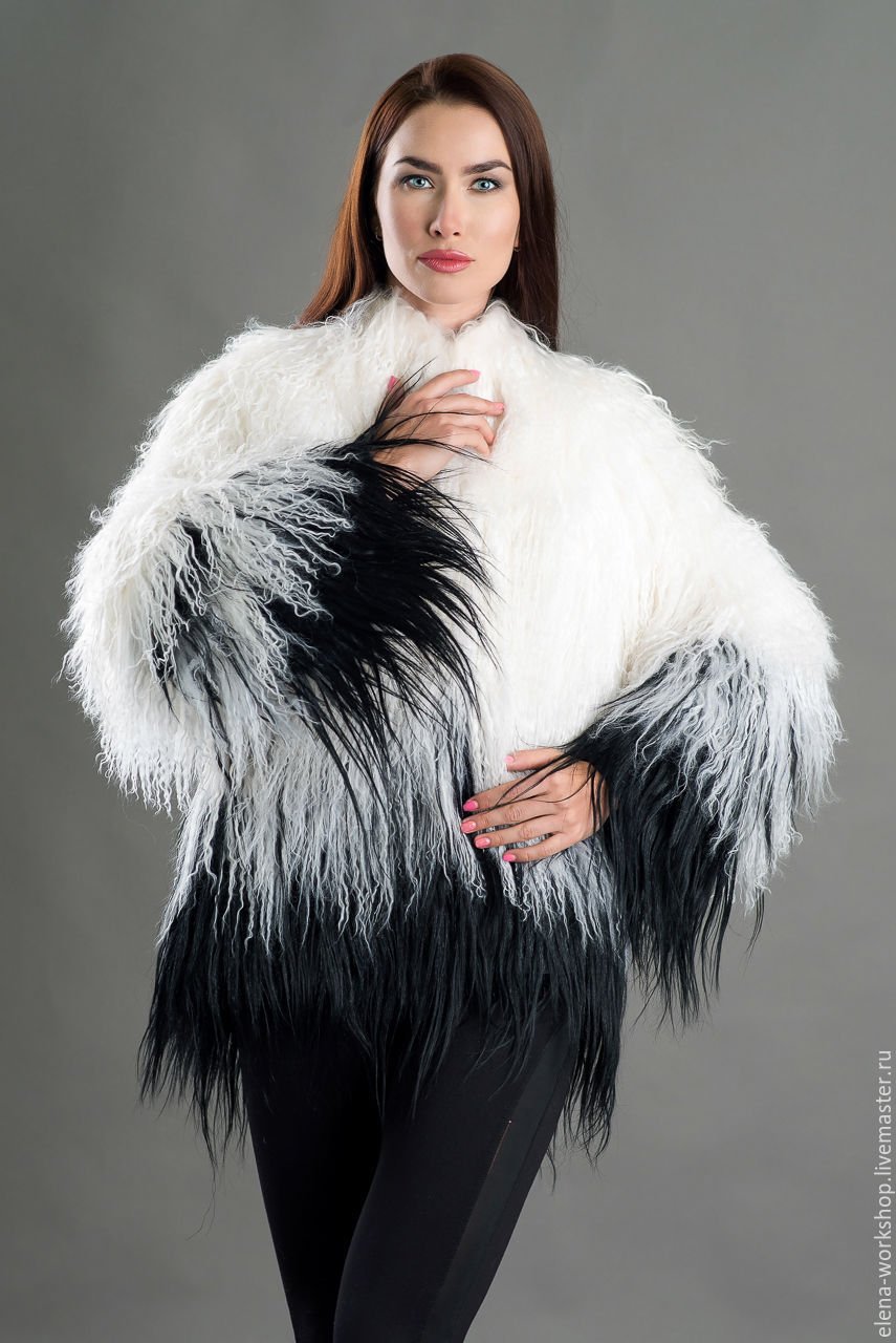 Куртка с кудрявым мехом