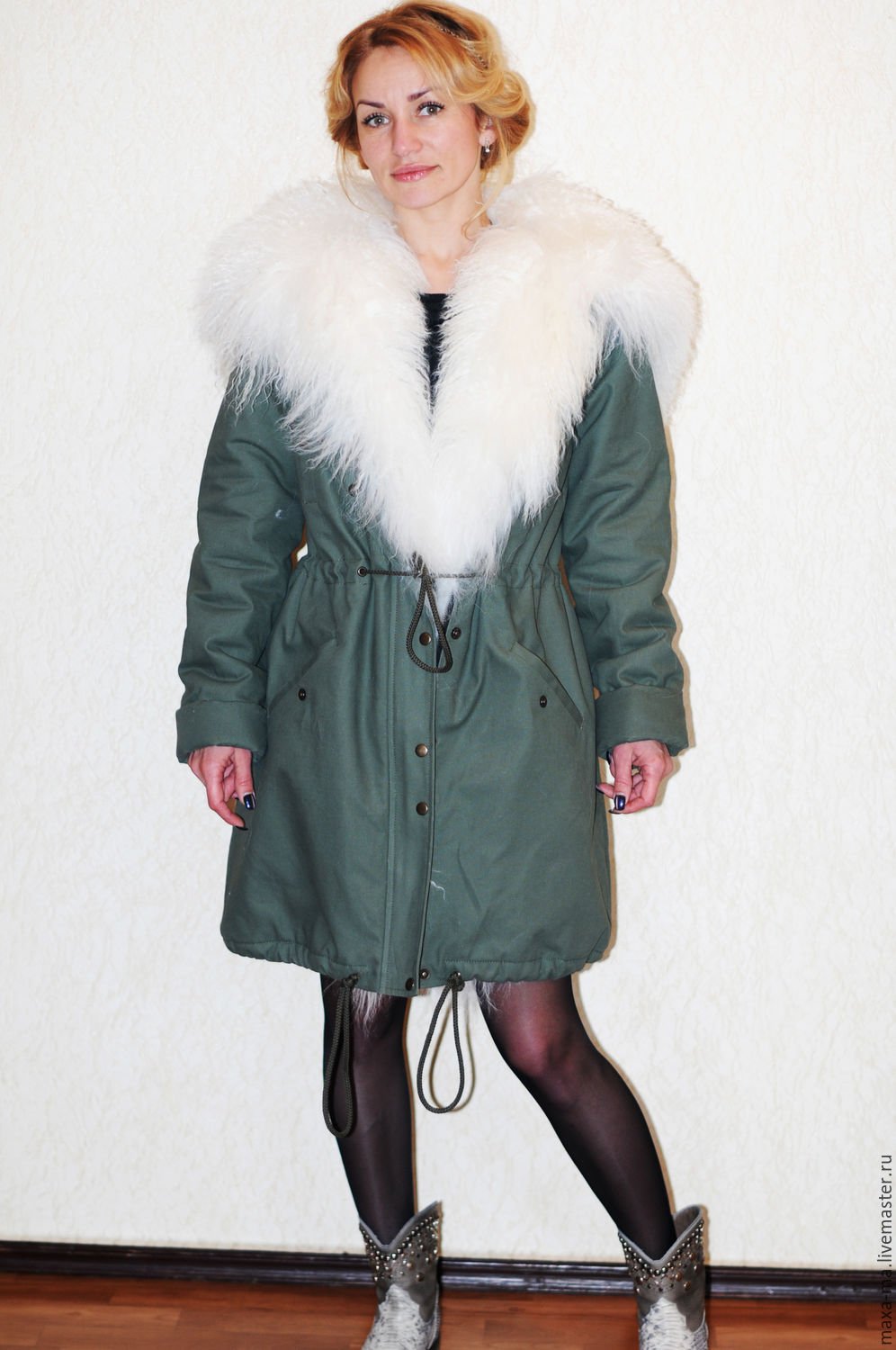 Куртки с мехом ламы